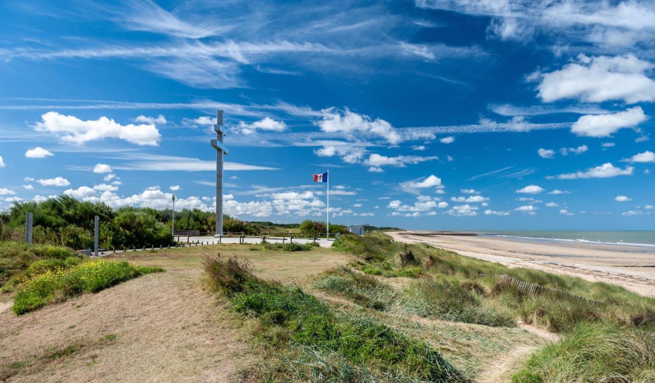 La Courette, Maison Avec Cour Proche Plage Graye-sur-Mer Buitenkant foto